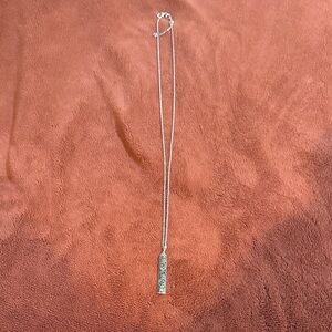 Elegant Brighton Silver Pendant Necklace 20” long